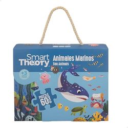 ColorBaby 49735 - Puzzle polución en el fondo marino 60 piezas/Puzzle infantil, juguete educativo/Puzzles para niños y niñas, regalos para niños, rompecabezas