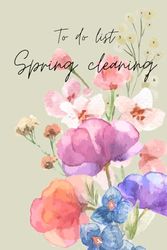 Spring Cleaning To do list: to do list planner