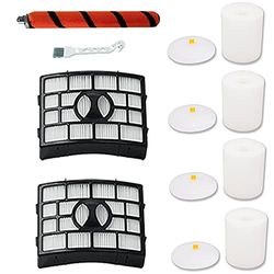 Amyehouse Replacement Brush Roll Hepa Foam Filters for Shark AZ1000 AZ1002 AX950 AX951 AX952 APEX DuoClean Vacuum Cleaner,compares to part 1173FT950,XFF650 and XHF650