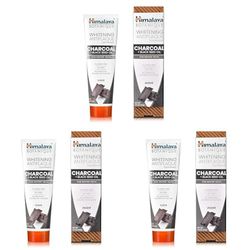 Himalaya, Whitening Antiplaque Toothpaste, Charcoal + Black Seed Oil, Mint, 4.0 oz (113 g) (Lot de 3)