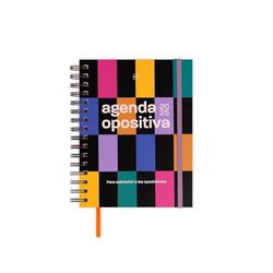 UO Jaarkalender positief, dagoverzicht: begint in januari 2025 en eindigt december 2025, vaste omslag, met 127 stickers, elastiek en registertape, registratiestrips