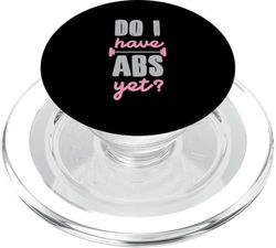 Fitness Abs Entrenamiento Para Mujeres Diseño PopSockets PopGrip para MagSafe