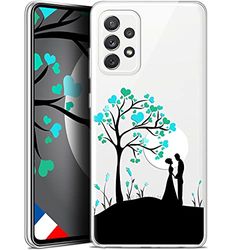 Caseink Beschermhoes voor Samsung Galaxy A72 4G / 5G (6,7 inch), gel, HD-motief, bedrukt in Frankrijk, Love St. Valentijnsdag, ontwerp onder de boom, zacht, ultradun]