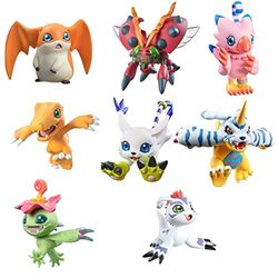 Megahouse Digimon Adventure Digicolle! Série Assortiment de Figurines à Collectionner 5 cm Mix (8)