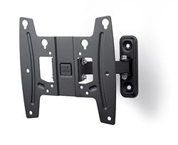 One For All TV Bracket – Swivel (90°) Wall Mount – Schermgrootte 19-42 Inch - Voor alle soorten tv's (LED LCD-plasma) – Max. gewicht 30kgs – VESA 75x75 tot 200x200 - Gratis Toolbox app – Zwart - WM4241