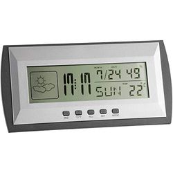 TFA Dostmann Digitaal weerstation, binnentemperatuur, luchtvochtigheid, maximum- en laagste waarden, tijd en datum, alarm