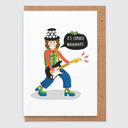 Funny Christmas Card - It's Christmas - Slade - Noddy Holder - Music Gift - Rude Christmas Card - Joke Card - voor hem - voor haar - vriend - vriendin - man - vrouw - kerstkaarten - Brits