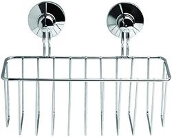 King Collection King Home Étagère de Douche avec ventouses à Un étagère, Chrome