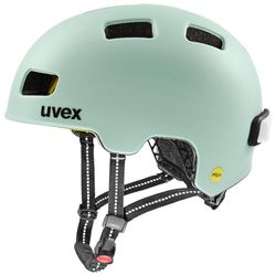 uvex city 4 MIPS - lightweight city helmet for women and men - MIPS-systeem - inclusief LED-verlichting - light jade matt - 55-58 cm