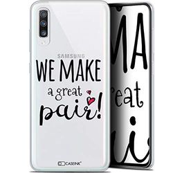 Caseink fodral för Samsung Galaxy A70 (6.7) [gel mönster HD kollektion kärlek alla hjärtans dag design"We Make Great Par" - mjuk - ultratunn - tryckt i Frankrike]