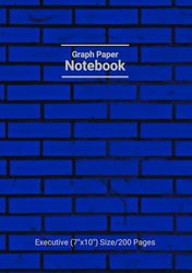 Notebook: Brick Collection Project Workbook / Executive (7 x 10 in / 178 x 254 mm) Size / 200 Graph Paper Pages: Great for Home, Office or School