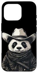 Cowboy Hat On, Panda Mode Activated Case for iPhone 16 Pro