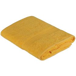 WELL HOME MOBILIARIO & DECORACIÓN Dark Yellow Shower Towel