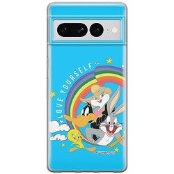 ERT GROUP mobiltelefonfodral för Google PIXEL 7 PRO originalt och officiellt licensierat Looney Tunes mönster 016 optimalt anpassad till formen på mobiltelefonen, fodral tillverkad av TPU-plast