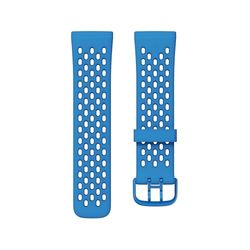 Fitbit Cinturino ufficiale Sport Sense 2 e Versa 3/4, Cerulean/Deep Ocean - Small