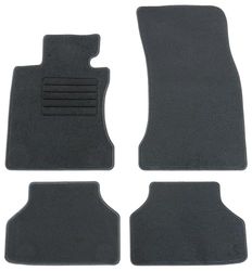 AD Tuning GmbH hg10003 Veludo ajuste suporte preto auto conjunto de tapetes tapetes tapetes Carpet Floor Mats