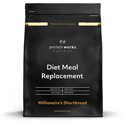 THE PROTEIN WORKS - Substitut De Repas Diététique | Shake Repas 250 Calories | Perte de poids | Healthy diet | 28 Servings | Biscuit Choco-Caramel | 2kg