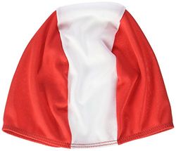 Beco Cuffia da Nuoto in Tessuto, Cappello Uomo, Rosso/Bianco, Taglia Unica