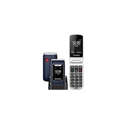 Sunstech CELT23, Teléfono Móvil para Mayores, fácil de Usar con Tapa, Teclas Grandes, Botón SOS, Pantalla de 2,4 Pulgadas, Llamada Rápida, Sonido Fuerte, Radio FM, 1100mAh Batería, Fácil Uso, Azul