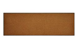 deco-mat Eco Uni Non-Slip and Washable, Ideal for The Entrance, Wardrobe or The Kitchen, 100% polyamide, Beige, 57x180 cm