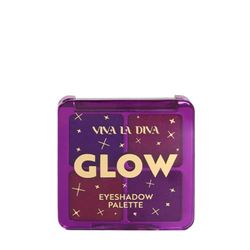 Viva la Diva Glow Eyeshadow Palette - Color N1 - Paleta de Sombras con Tonos Brillantes y Versátiles para Crear Looks de Ojos Deslumbrantes