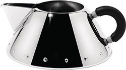 Alessi 9096 B - Jarro para leite de aço com cabo preto