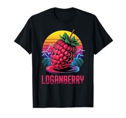 90s Vintage Loganberry Loganberries Maglietta