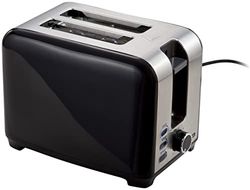 Judge 2-Slice Toaster with Defrost and Reheat Buttons, 800W - 2 Year Guarantee
