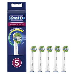 Oral-B FlossAction Lot de 5 têtes de rechange avec technologie CleanMaximiser