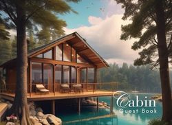 Cabin Guest Book: Guest Book for Vacation Home, Airbnb, Visitor Rental, Visitor’s Log Book for Recording Name & Memories
