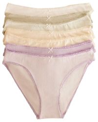 Women'Secret Underkläder (7 Pack) för kvinnor, Flerfärgad, L