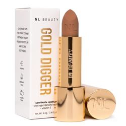 NL BEAUTY No. 01 24K - Creamy, Semi-Matte Lipstick - Lipstick with a velvety finish, enriched with Vitamin E - GOLD DIGGER 4.5 g