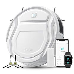 Lefant M210 Robot Vacuum Cleaner, 2200Pa Strong Suction, 7.8cm Thin 28cm DIA, Automatic Self-Charging Small Robotic Vacuum, Wi-Fi/App/Alexa Control, Ideal for Pet Hair Hard Floor and Carpet