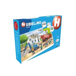 Hubelino Puzzel 410207 op de bouwplaats, 35-delig, compatibel met bouwstenen van andere fabrikanten