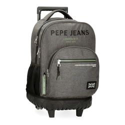 Pepe Jeans Edmon Mochila para portátil 15,6" Compact Gris 32x43x21 cms Poliéster by Joumma Bags