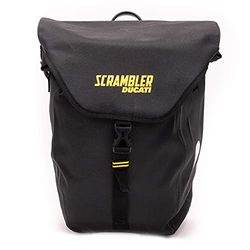 Saco Lateral Ducati Scrambler para Bicicleta, Tejido ecológico, Impermeable, Sistema de Enganche/desenganche rápido