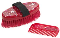 Heunec 893160 Onderhoudsset voor pluche paarden, 0 maanden tot 99 jaar, rood/zwart