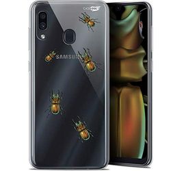 Caseink fodral för Samsung Galaxy A30 (6.4) Gel HD [ ny kollektion - mjuk - stötskyddad - tryckt i Frankrike] Små skalbaggar