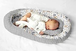 Kospu multifunzionale baby nest bozzolo paraurti da viaggio culla 100% cotone anallergico