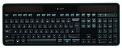 Logitech K750 Tastiera Solare Wireless per Windows, Layout Inglese QWERTY - Nero