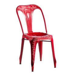 BigBuy Home Krzesło czerwone 41 x 39 x 85 cm