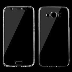 Carcasa de telefono for Galaxy J7 (2016) / J710 0.75mm Funda Protectora de TPU Transparente Ultrafina de Doble Cara (Transparente) (Color : Transparent)