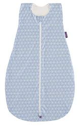 Träumeland S0200705 - Saco de dormir de verano (algodón, 90 cm), diseño gráfico azul, color azul