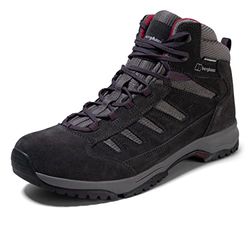 Berghaus Expeditor Trek 2.0 Walking Boots, Chaussures de Randonnée Hautes Homme Noir (Noir/Red B59) 46.5