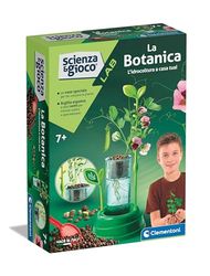 Clementoni - 19377 - Scienza E Gioco Lab - La Botanica - Vaso Idrocoltura, Orto Bambini, Piante da Coltivare, Laboratorio Scientifico 6 Anni, Esperimenti Scienza, Botanico, in Italiano, Made in Italy