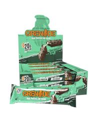 Grenade High Protein, Low Sugar Bar - Dark Chocolate Mint, 12 x 60 g