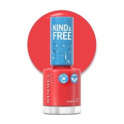 Rimmel London Kind and Free Clean Nail Polish 8ml 155 Sunset Soar