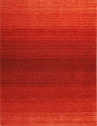 Calvin Klein CK206 GLO01 Linear Glow Rug, Watercolor Sumac 3.3m x 2.36m