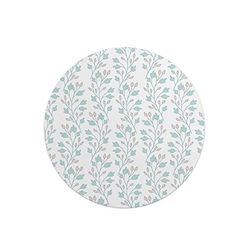 Questo Casa, Round Digital Printed Mouse Pad, Non-Slip Base, for Office and Home, Diameter:22cm