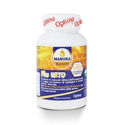 Manuka Benefit Flu Urto, favorisce la funzionalità delle prime vie respiratorie, effetto balsamico, 30 cps